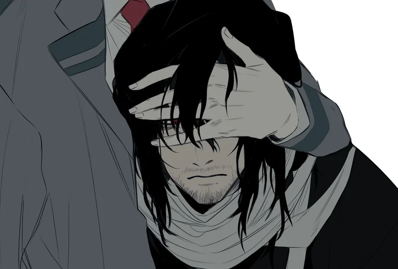 Anime Aizawa ánh mắt buồn sâu không thấy đáy