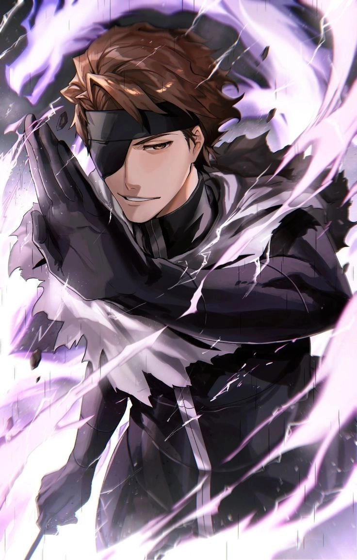 Aizen Sosuke eyes đôi mắt thôi miên và nguy hiểm