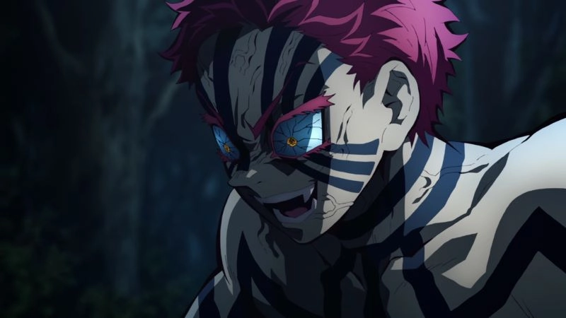 Cập nhật loạt ảnh Akaza đậm chất ác quỷ từ Kimetsu no Yaiba