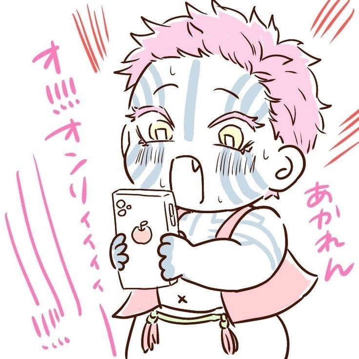 Akaza chibi cute tạo hình dễ thương lạ lẫm