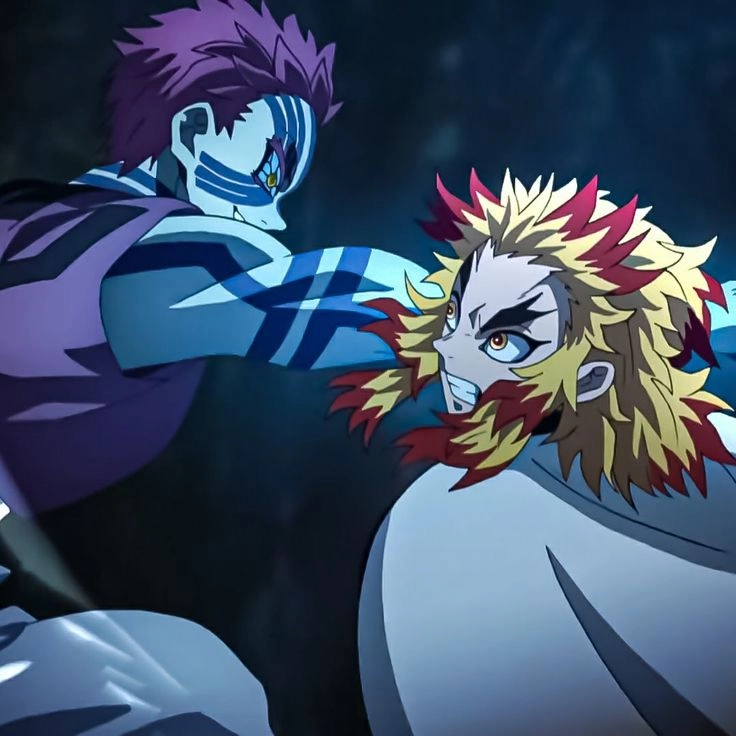 Akaza x Rengoku với khoảnh khắc đối đầu gay cấn