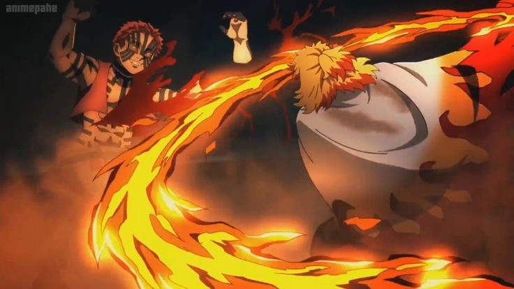 Akaza vs Rengoku màn đối đầu gây ám ảnh mãi mãi