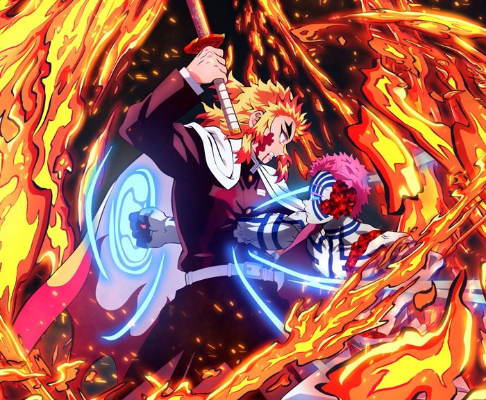 Akaza vs Rengoku cuộc chiến khắc sâu trong ký ức