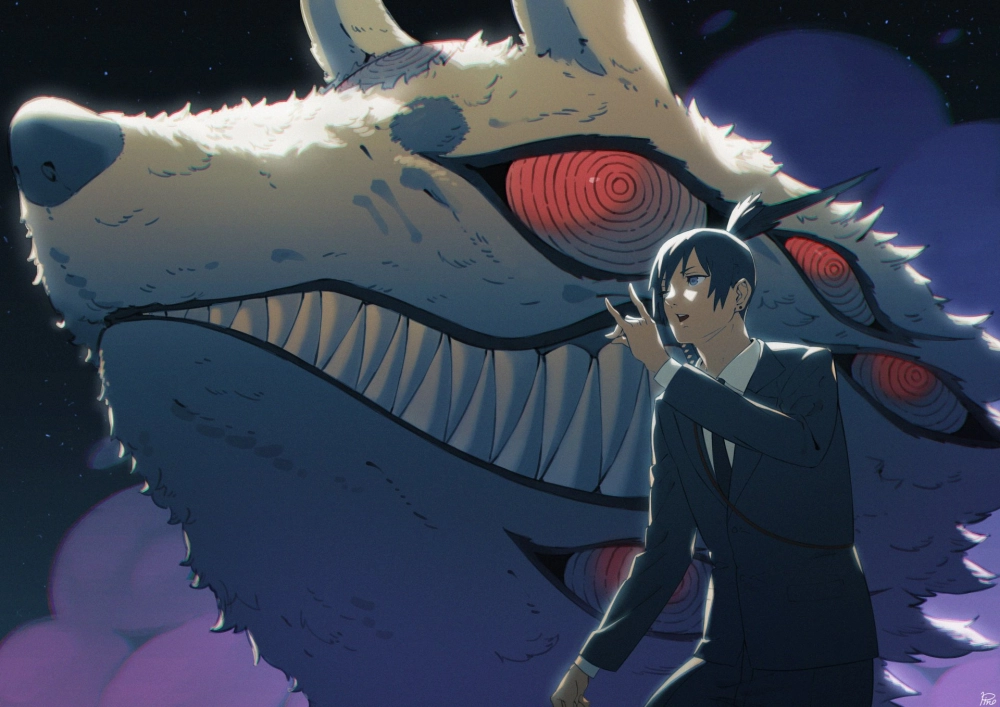 Chainsaw man Aki chiến đấu trong tuyệt vọng