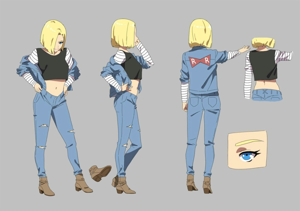 Android 18 ai art ảnh tạo bởi công nghệ
