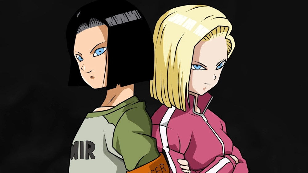 Android 18 Android 17 cặp đôi phá huỷ kinh hoàng
