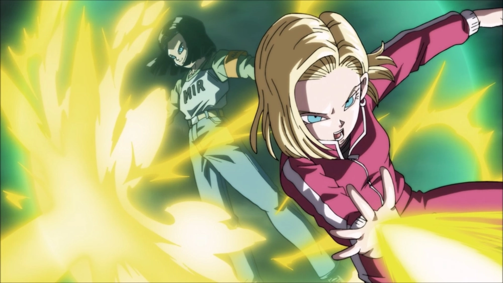 Android 18 and 17 với sức mạnh khó lường