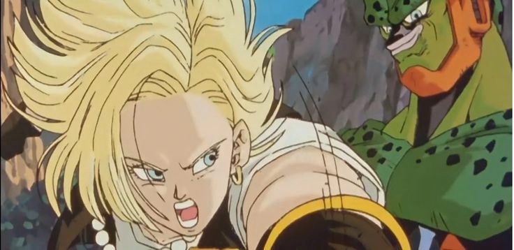 Android 18 and Cell cuộc gặp định mệnh đen tối