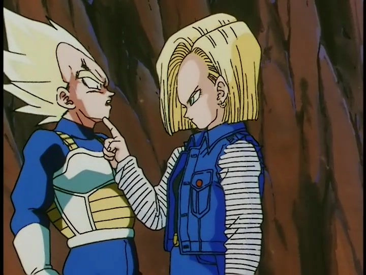 Android 18 vs Vegeta trận đấu khiến fan dậy sóng