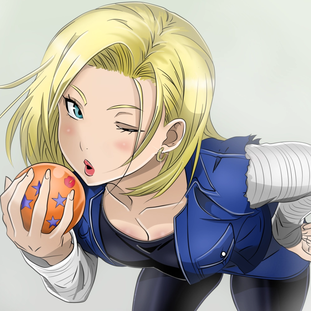 Android 18 dragon ball z chiến binh quyến rũ