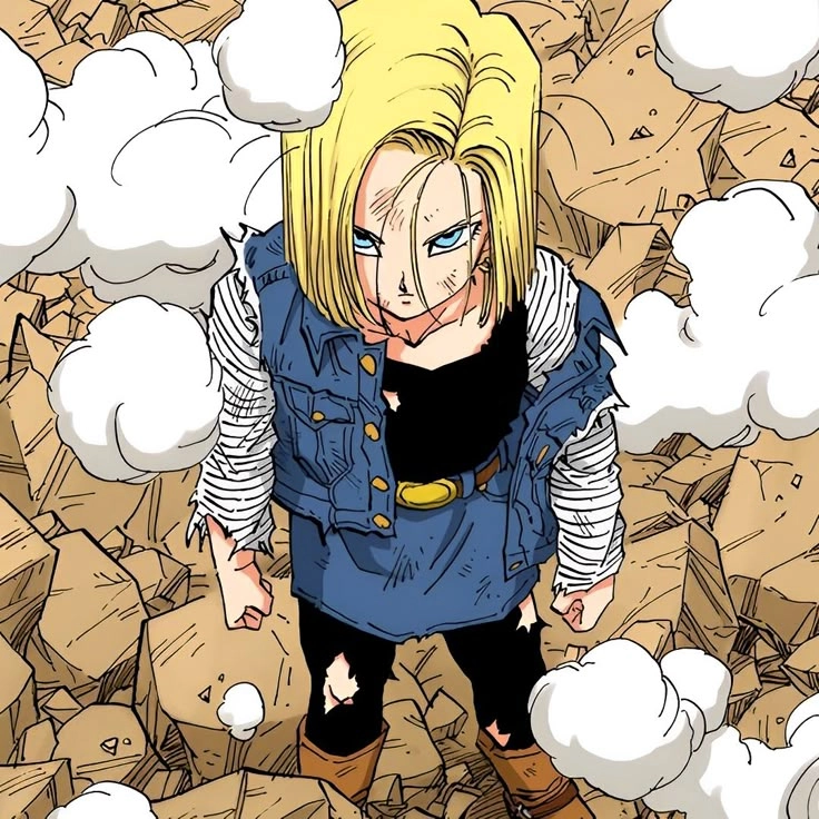Android 18 image sắc nét trong từng khung hình