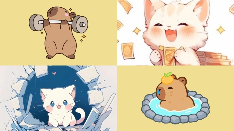  Tải ngay ảnh avatar cute chibi chất lượng cao full HD 