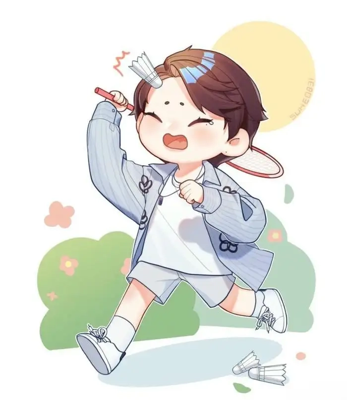 Chất lừ cùng bộ ảnh chibi cầm cờ việt nam