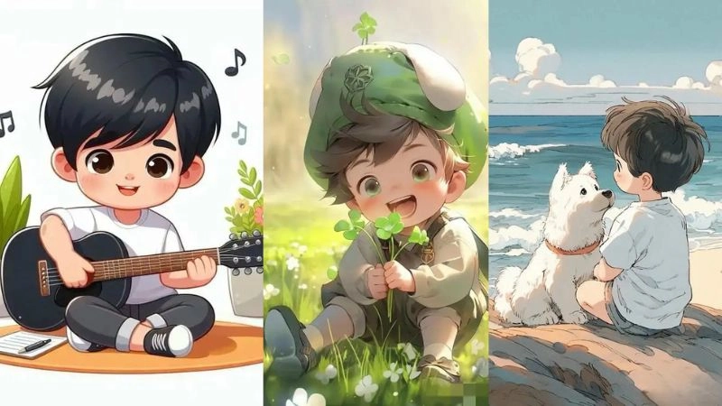  Tuyển chọn những ảnh chibi nam độc đáo và siêu cute 