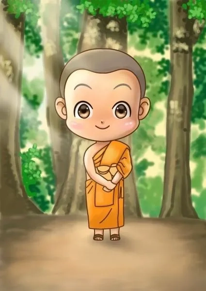 Ngắm nhìn ảnh đẹp chú tiểu dễ thương thanh tịnh