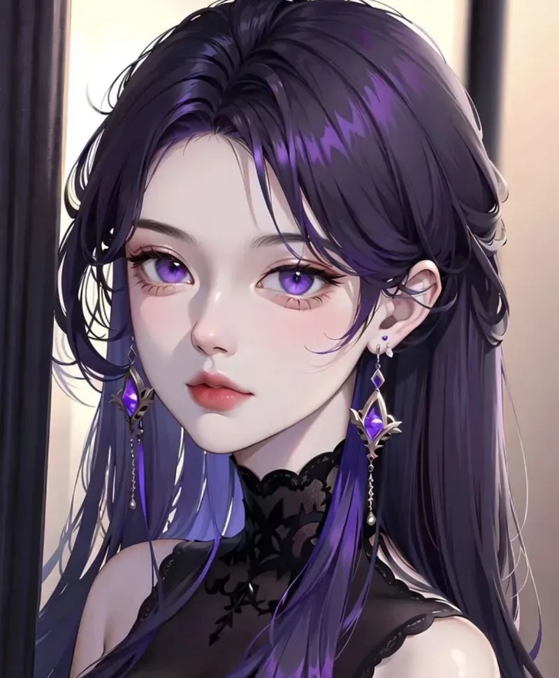 Hình ảnh gái anime ngầu dễ thương vừa ngầu vừa cute