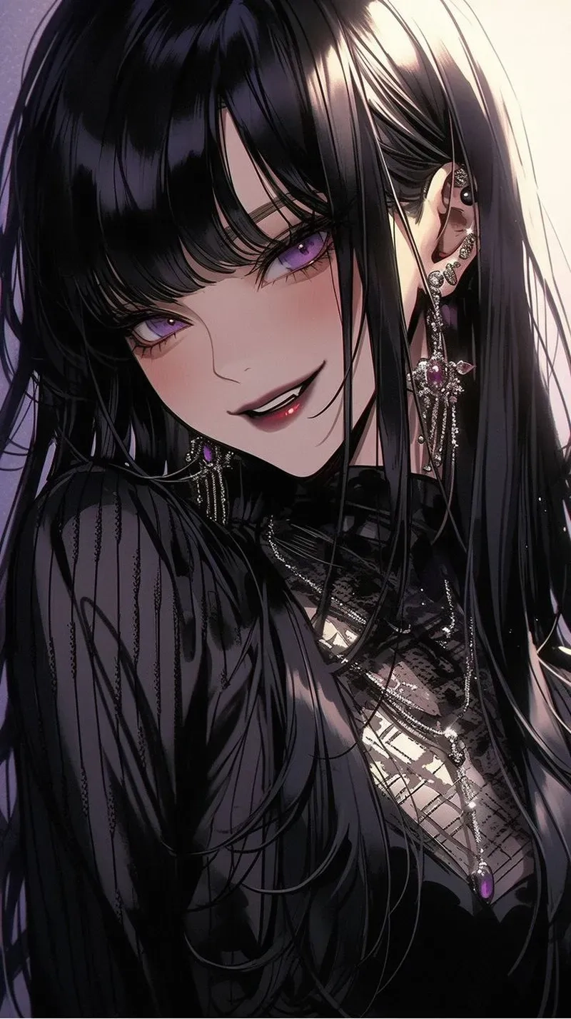 Cài ngay hình nền anime nữ ngầu cho điện thoại hot