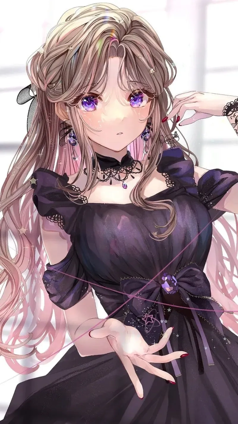 Hình nền gái anime ngầu cho điện thoại cực cuốn hút