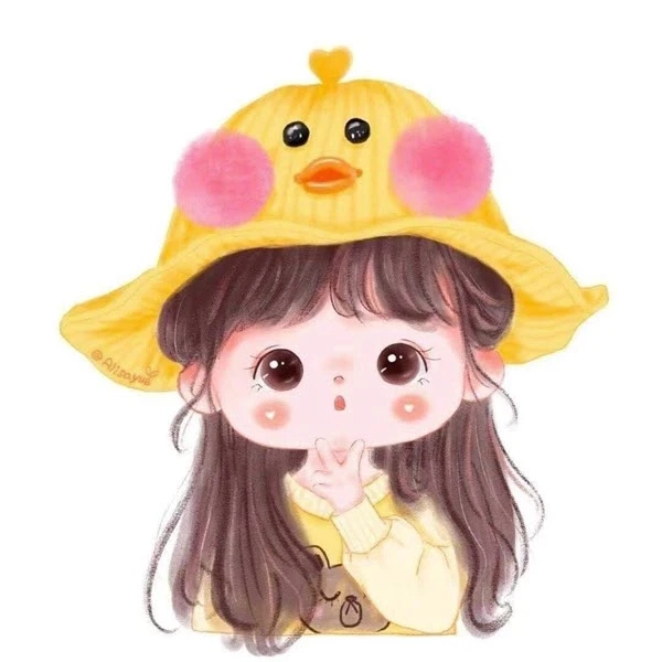 avatar em bé cute cho hình nền dễ thương
