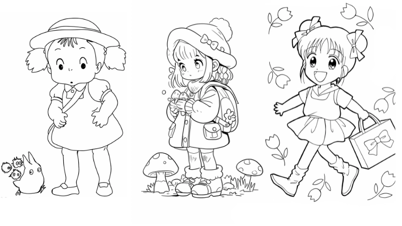  Tải ngay bộ sưu tập tranh tô màu anime đẹp nhất 2025 