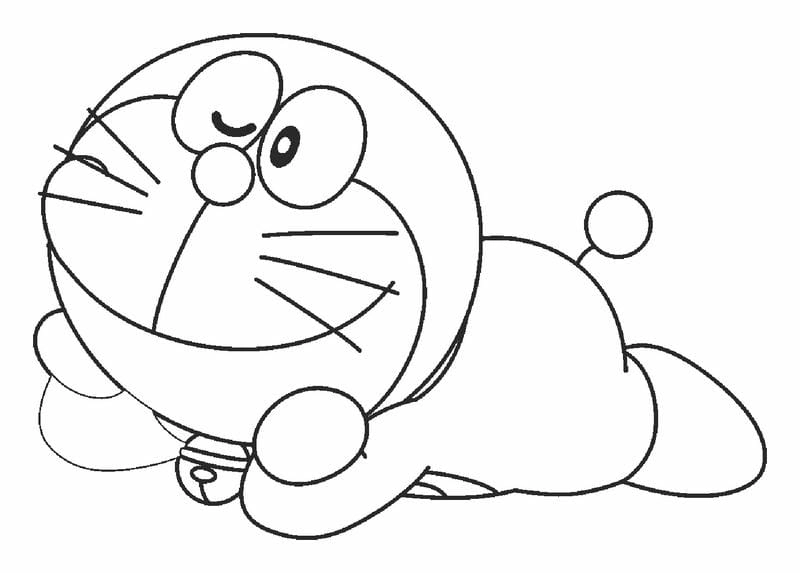Khám phá ngay doraemon cute tranh tô màu doremon dễ thương