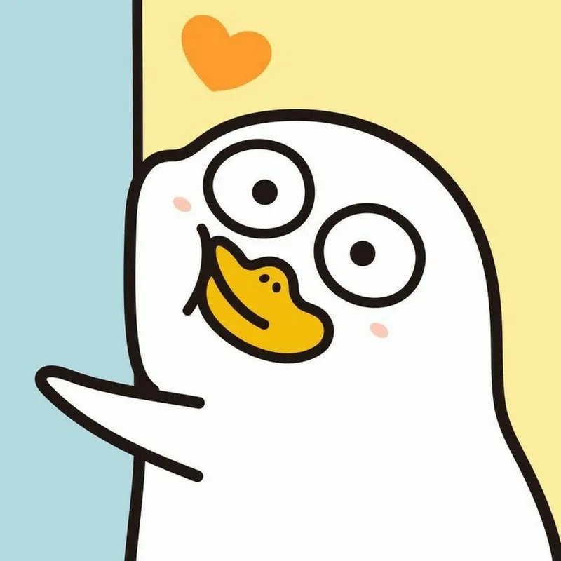 Cập nhật avatar hình con vịt hot trend