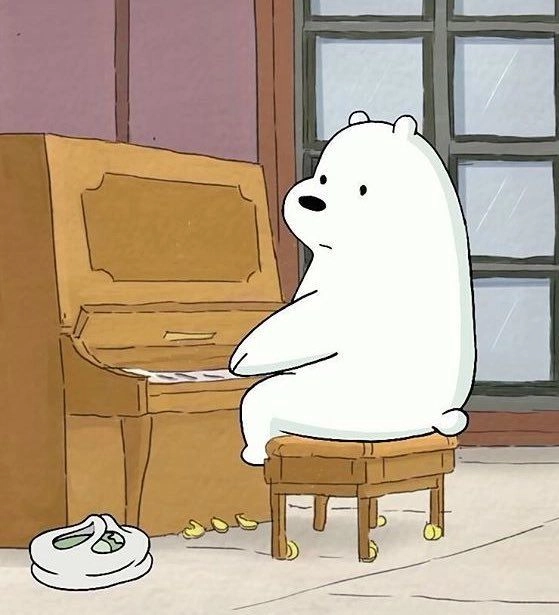 Tải ngay ảnh gấu trắng cute làm avatar xinh