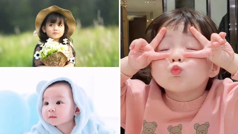  Bộ sưu tập ảnh em bé gái đáng yêu khiến ai cũng tan chảy 