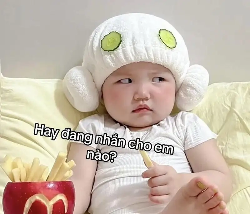 Hài hước không ngừng cùng meme em bé siêu hài