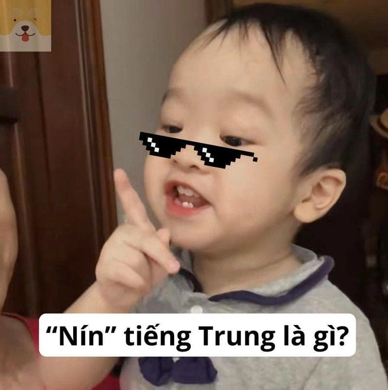 Thoải mái thư giãn cùng meme nín em bé
