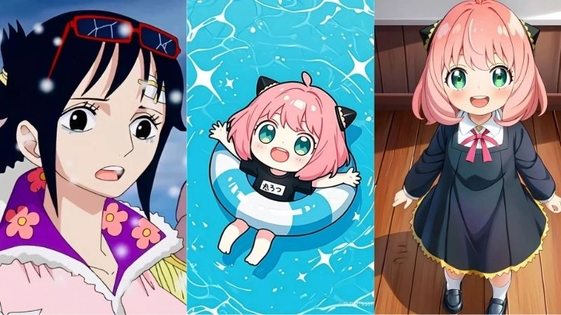  Ảnh gái anime với nhiều biểu cảm đáng yêu và cuốn hút 