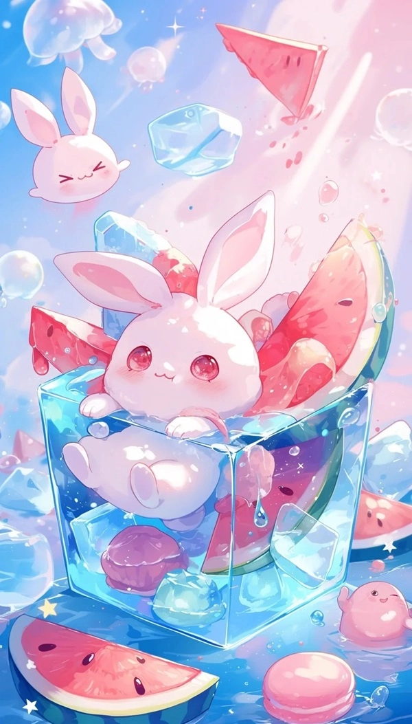 Cập nhật con thỏ cute chibi siêu xinh không thể rời mắt luôn