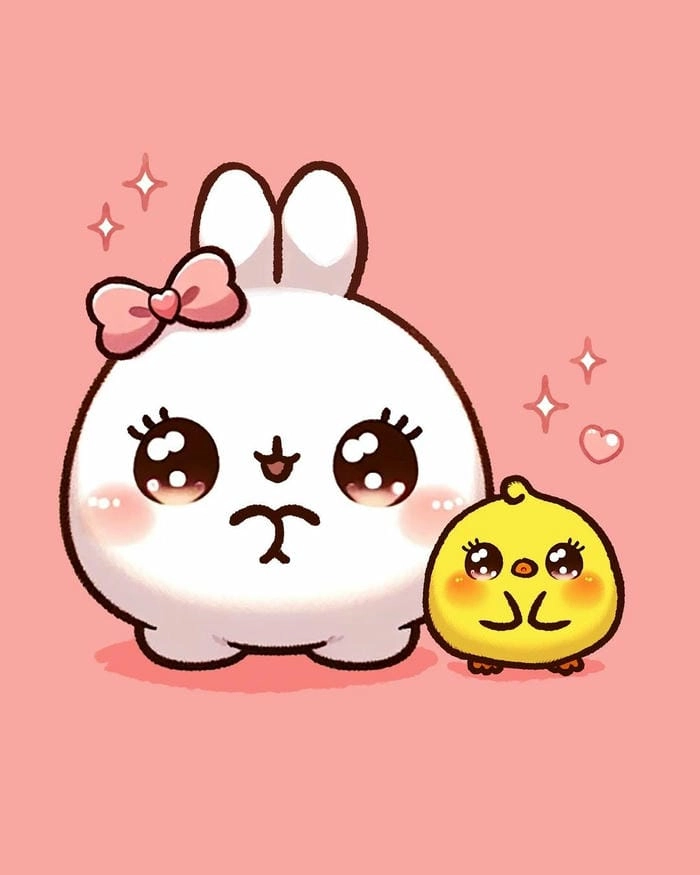 Tự tay thực hiện chibi vẽ con thỏ cute siêu đơn giản siêu đẹp