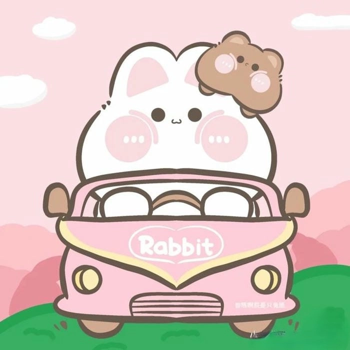Đắm chìm trong dễ thương cute thỏ chibi khiến bạn cười cả ngày