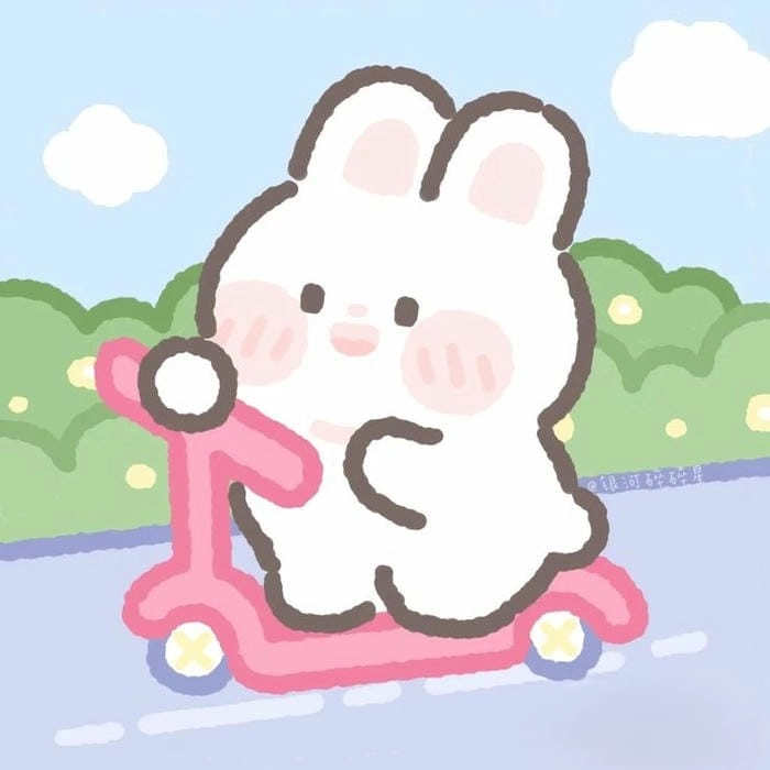 Ghim ngay hình thỏ chibi dễ thương cho ngày thêm dễ chịu