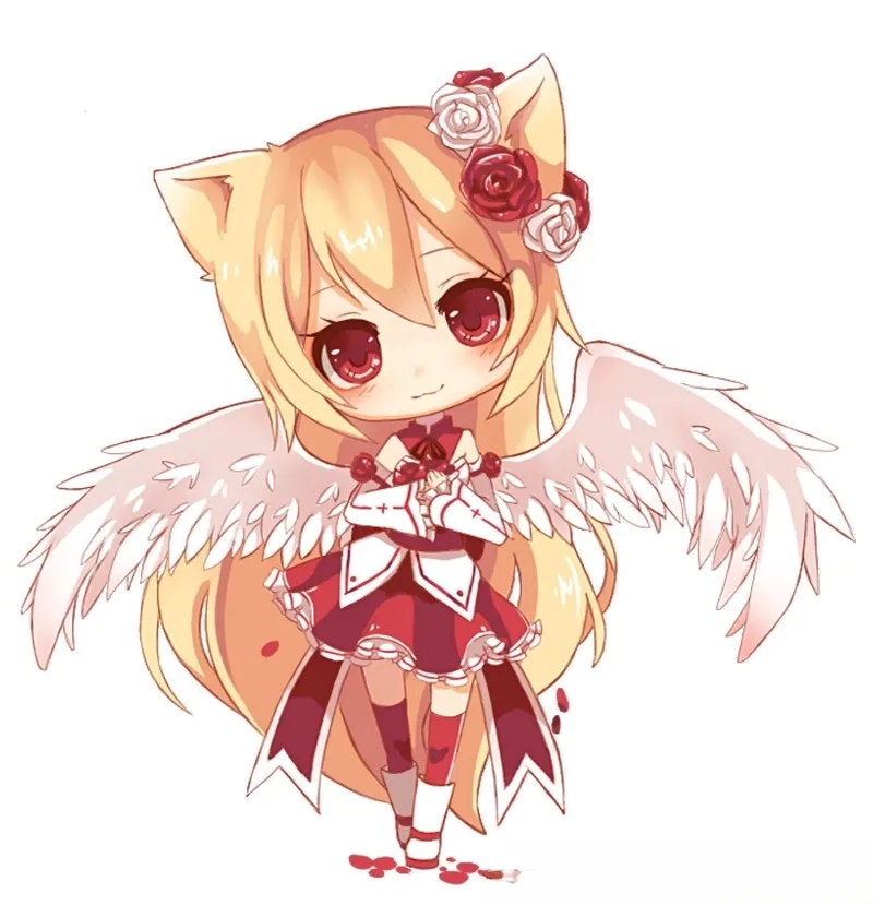 Ngắm hình anime cute chibi nữ siêu dễ thương
