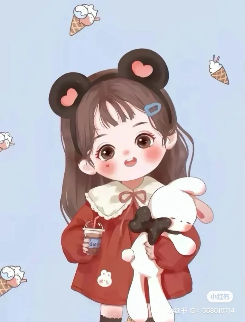 Chiêm ngưỡng ảnh anime nữ chibi cute nổi bật