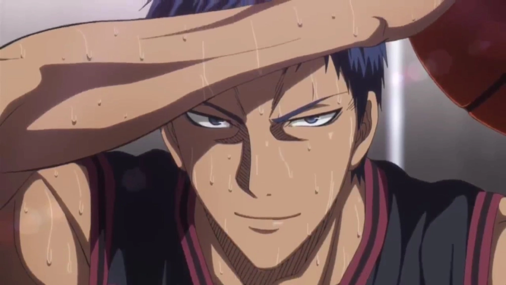 Anime Aomine thể hiện rõ cá tính và tài năng vượt trội