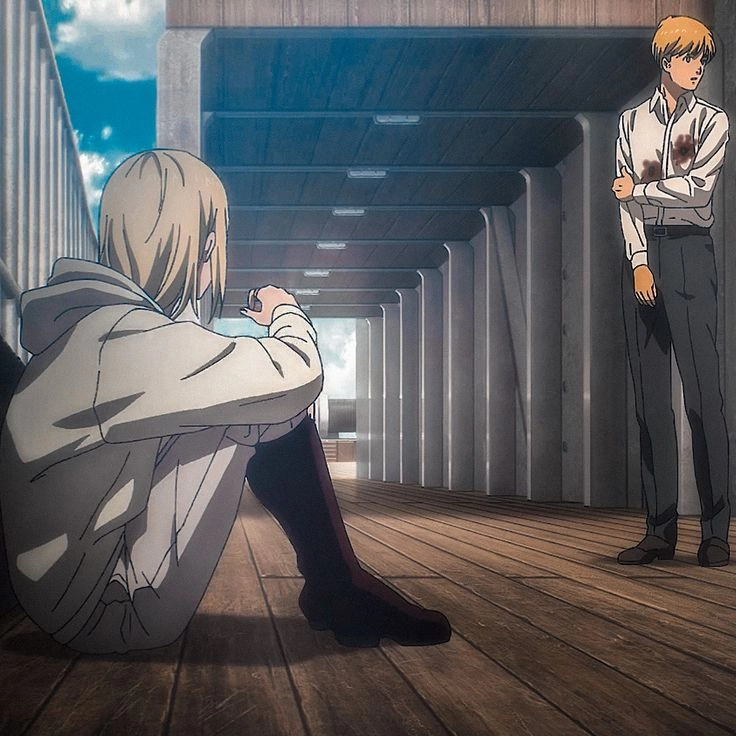 Thích thú với cặp đôi Armin Annie trong anime