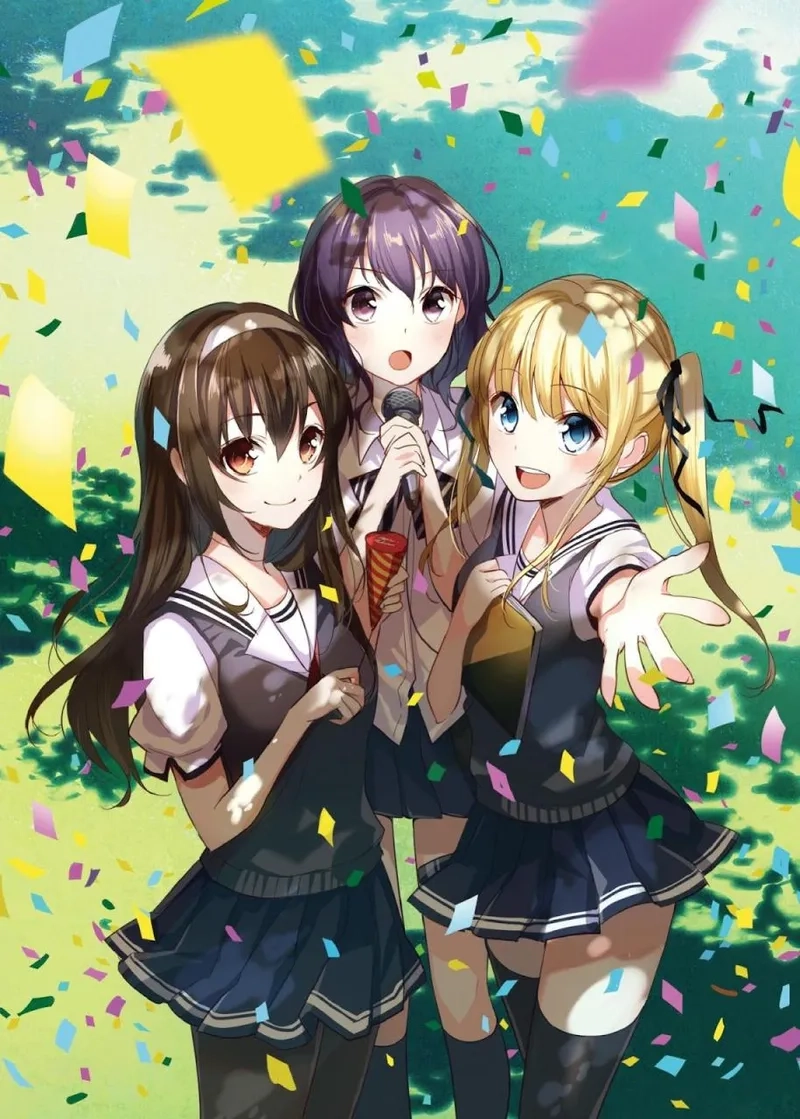 Khám phá hình ảnh nhóm bạn thân 5 người anime chuẩn Nhật