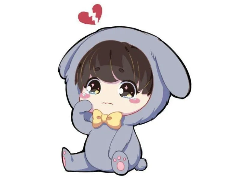 Ngắm nhìn avatar cô đơn nữ anime buồn và cô đơn