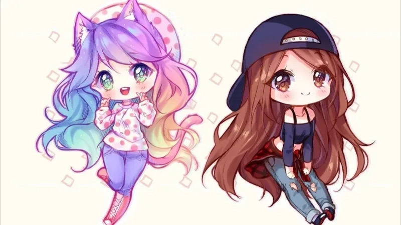 Khám phá avatar nữ cute chibi độc đáo dễ thương