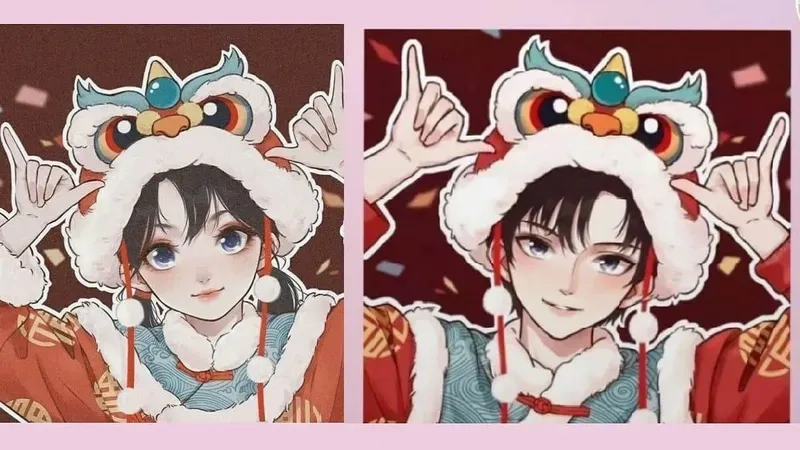 Bộ avatar cute nam ngầu nổi bật cuốn hút