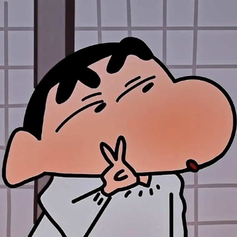 Phong cách riêng với avatar nhóm shin cậu bé bút chì