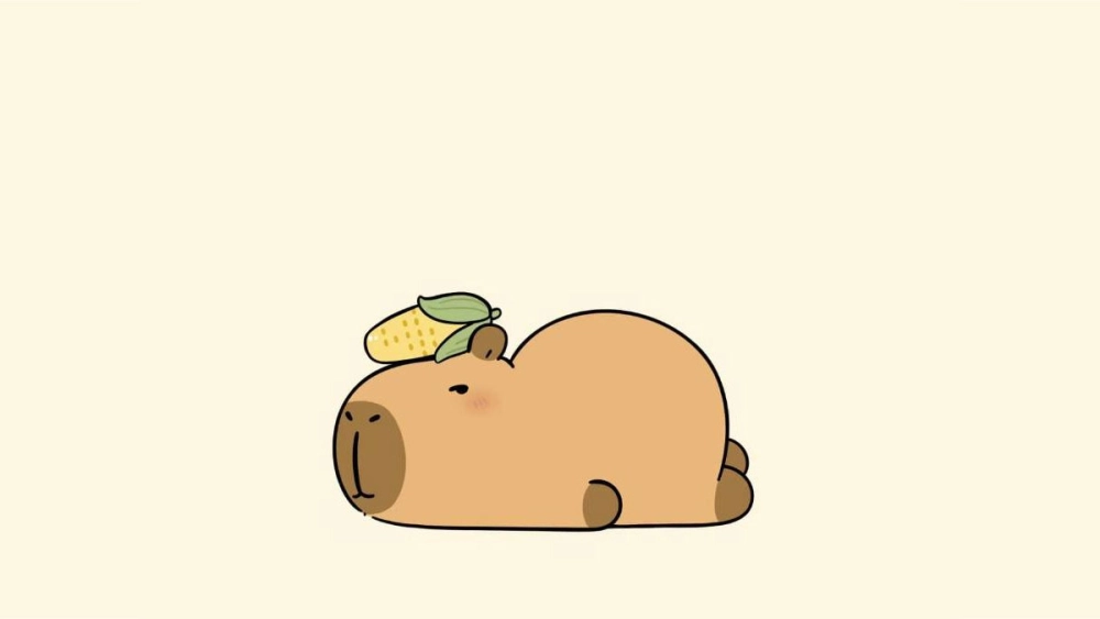 Thưởng thức avatar hình capybara chibi cute mỗi ngày