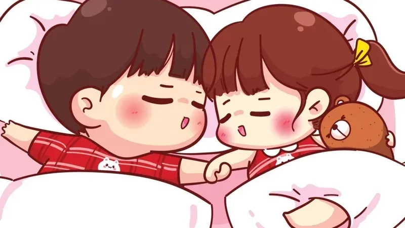 Khám phá ngay hình cặp đôi yêu nhau anime cute đáng yêu