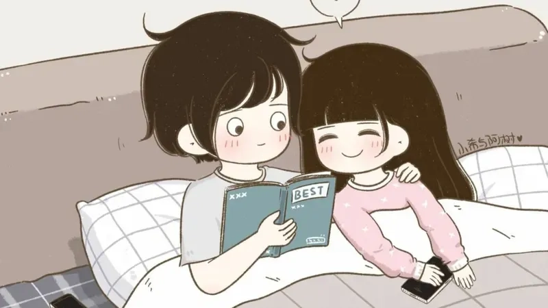 Tải hình ảnh cặp đôi yêu nhau anime cute cực dễ thương