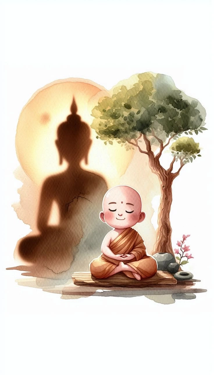 Ngắm nhìn hình ảnh chú tiểu dễ thương đáng yêu