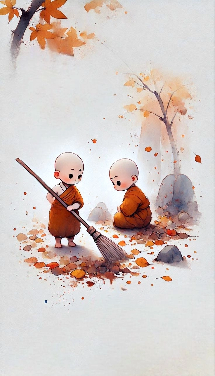 Ngắm nhìn tượng chú tiểu dễ thương đẹp ý nghĩa