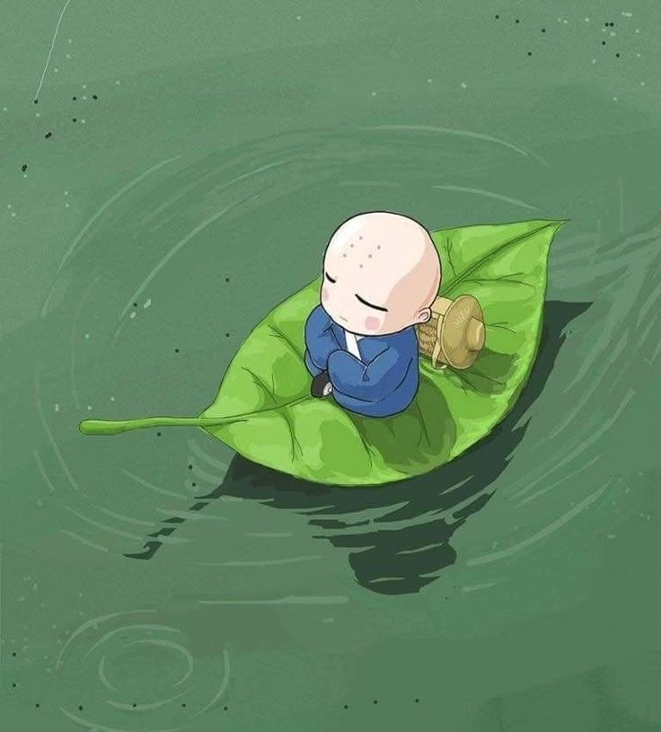 Xem hình chú tiểu niệm phật thanh tịnh